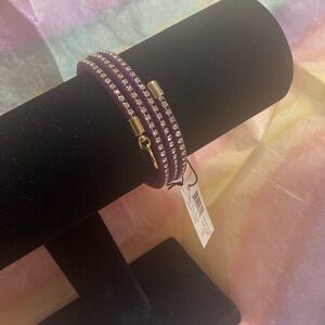 Marc By Marc Jacobs Slinky Plum Wrap Bracelet